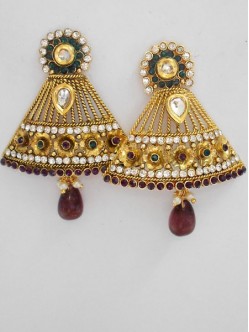 Polki Earrings